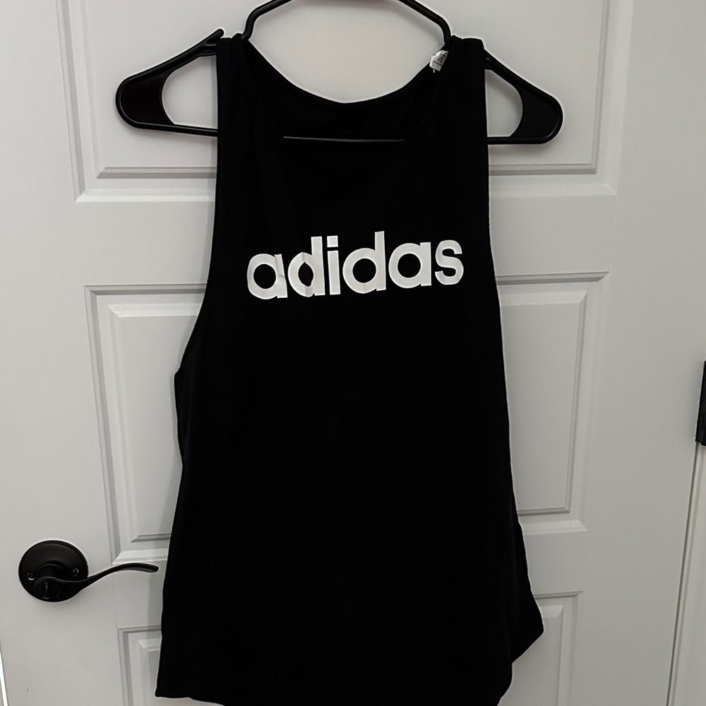 Adidas Black Sleeveless Top